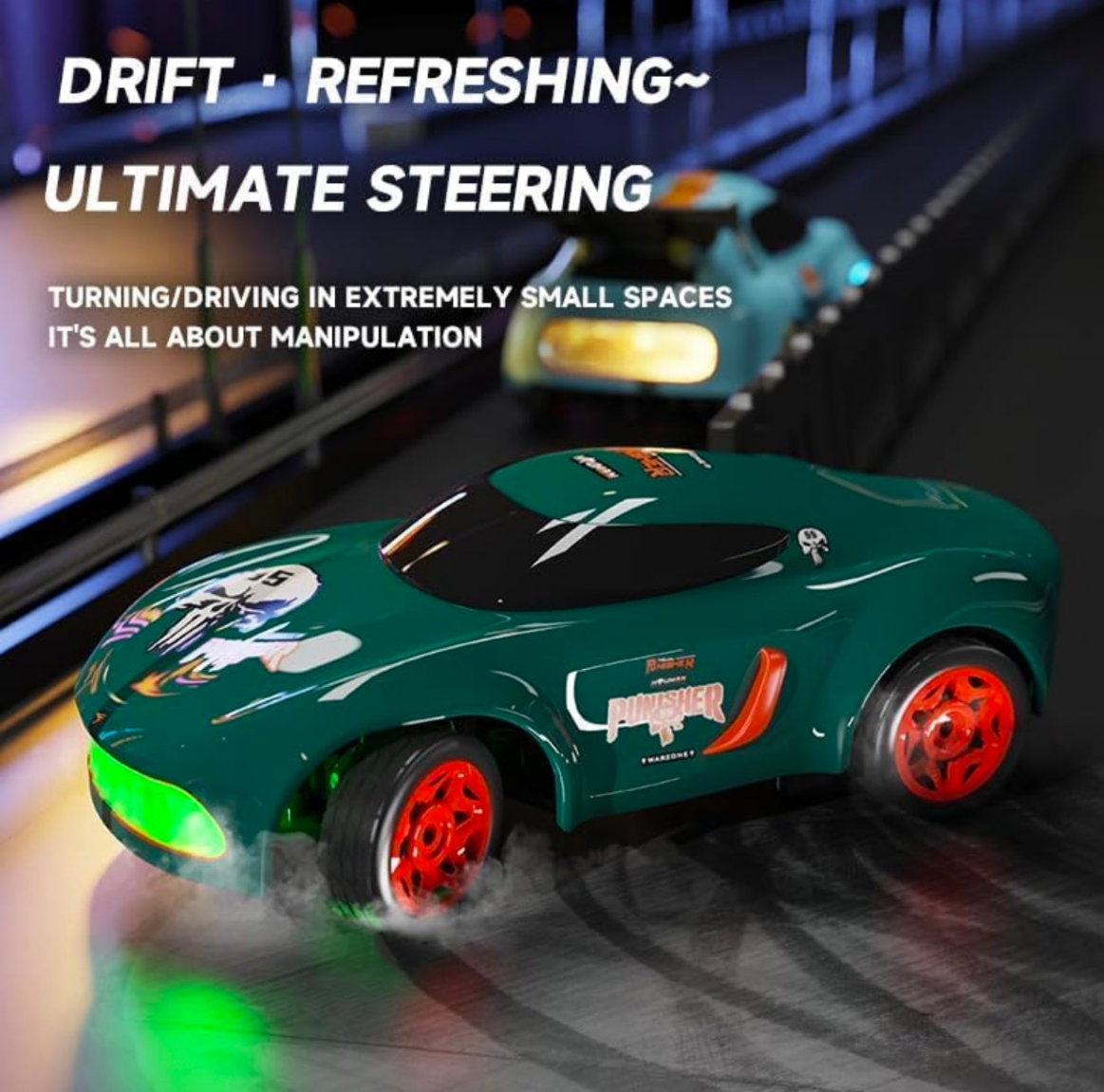 Mini desktop drift car 4x4 1:64 scale