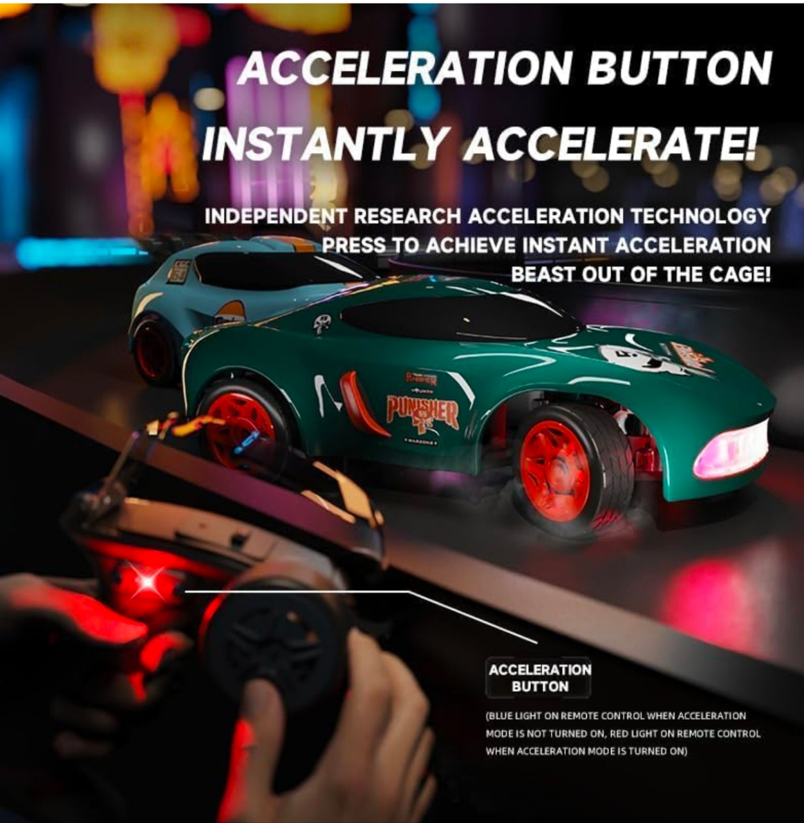 Mini desktop drift car 4x4 1:64 scale