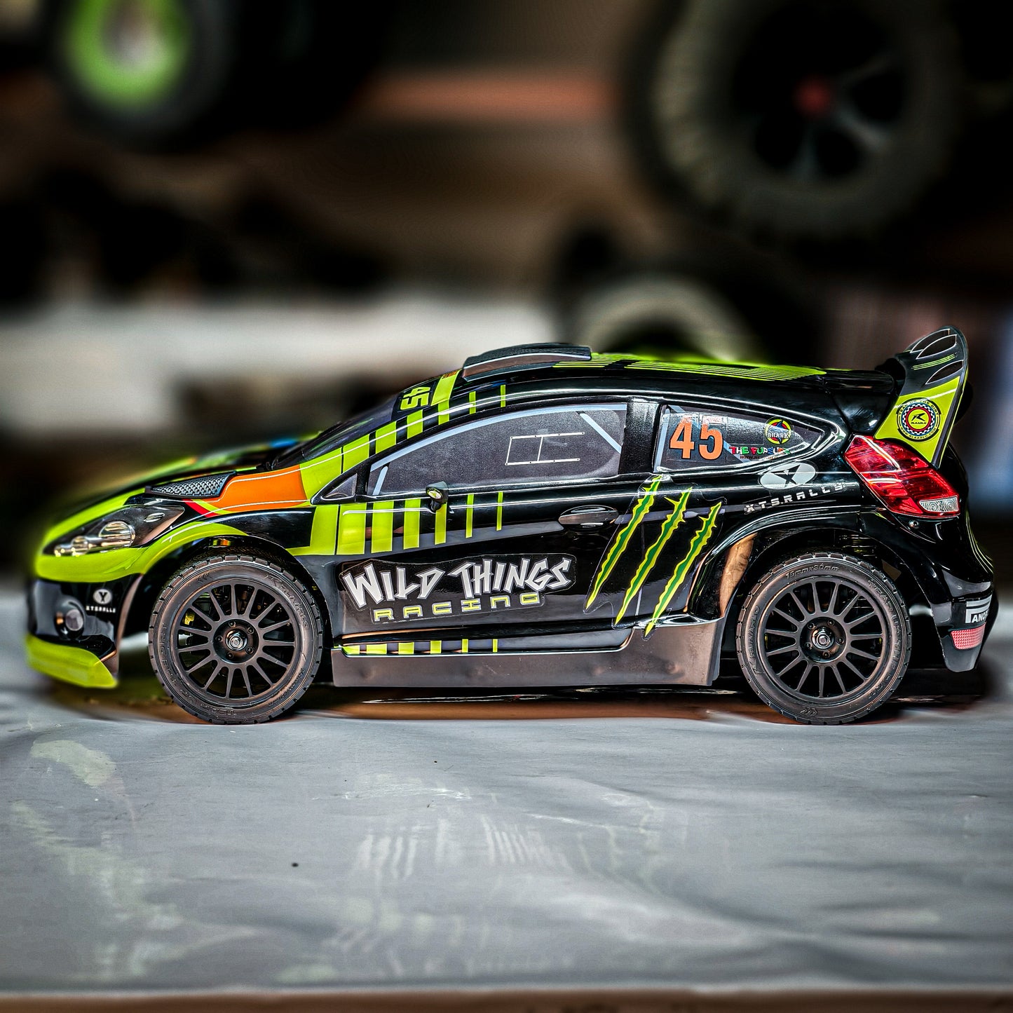 Rlaarlo XTS-F10 1/10 Carbon Fiber Brushless RTR 4WD RC Rally Car