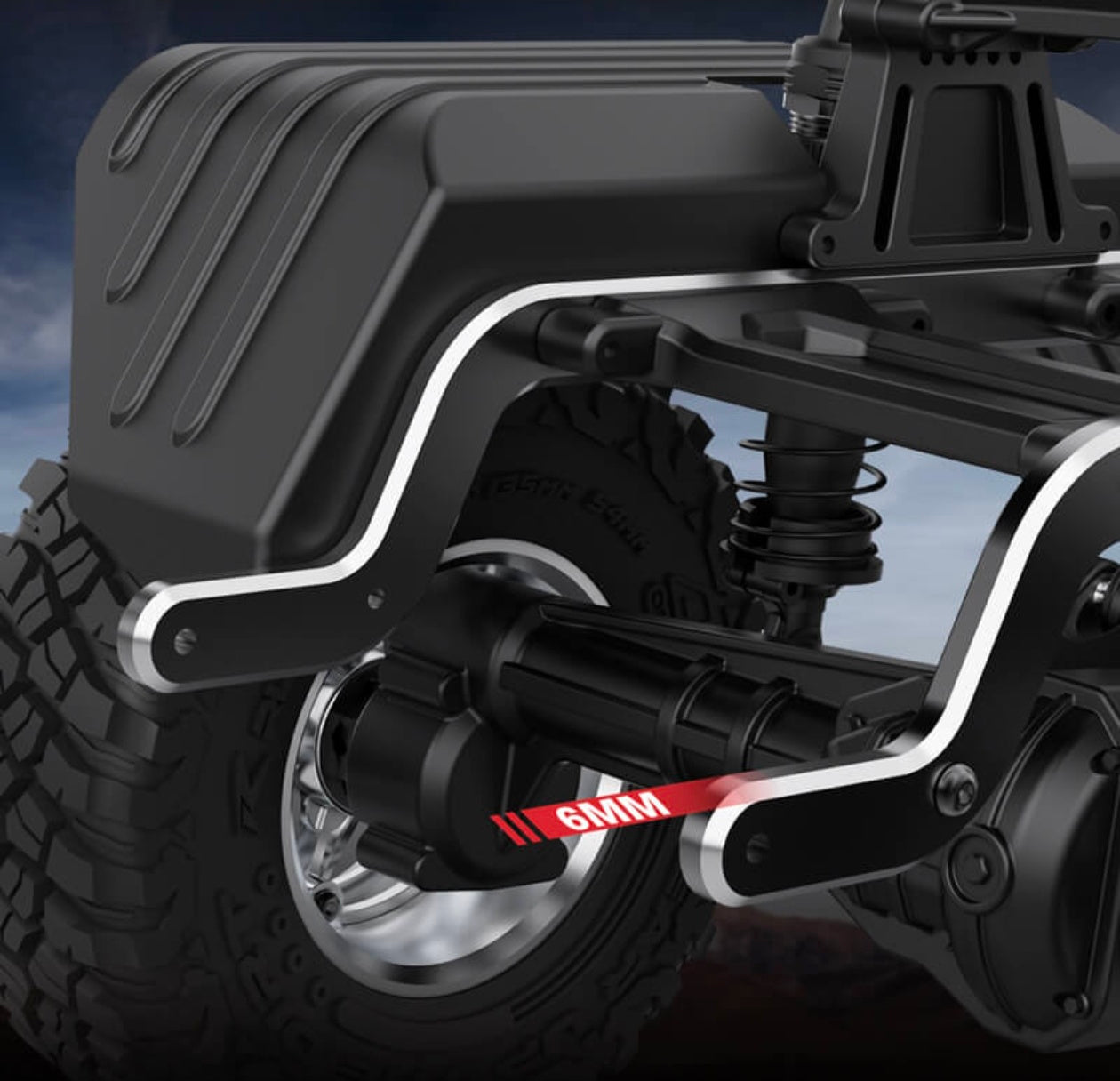 Rlaarlo 1/7 Scale 4WD Brushless RTR RC Crawler TK07 (Red) – Extreme Power, Big-Scale Off-Road Performance