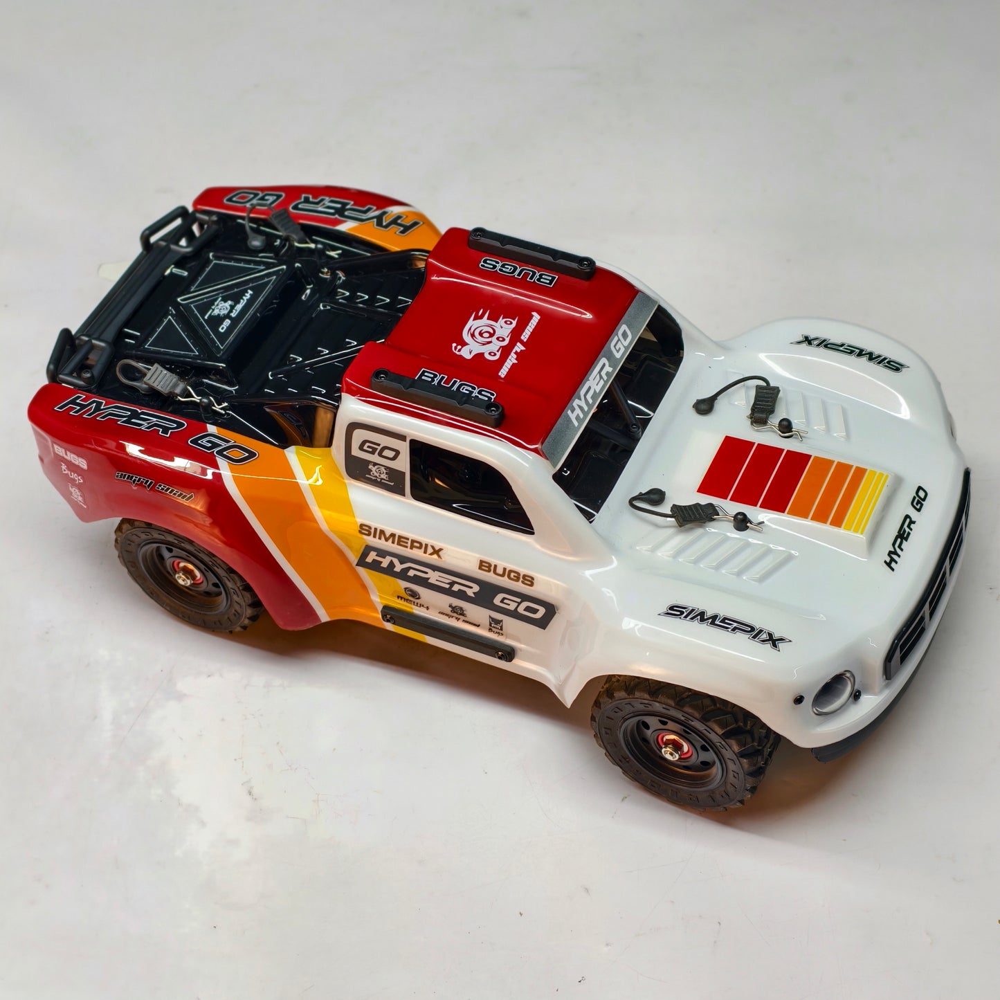 MJX Hyper Go 14211 1/14 Brushless Short Course RC Truck -70km/h, CNC Alloy