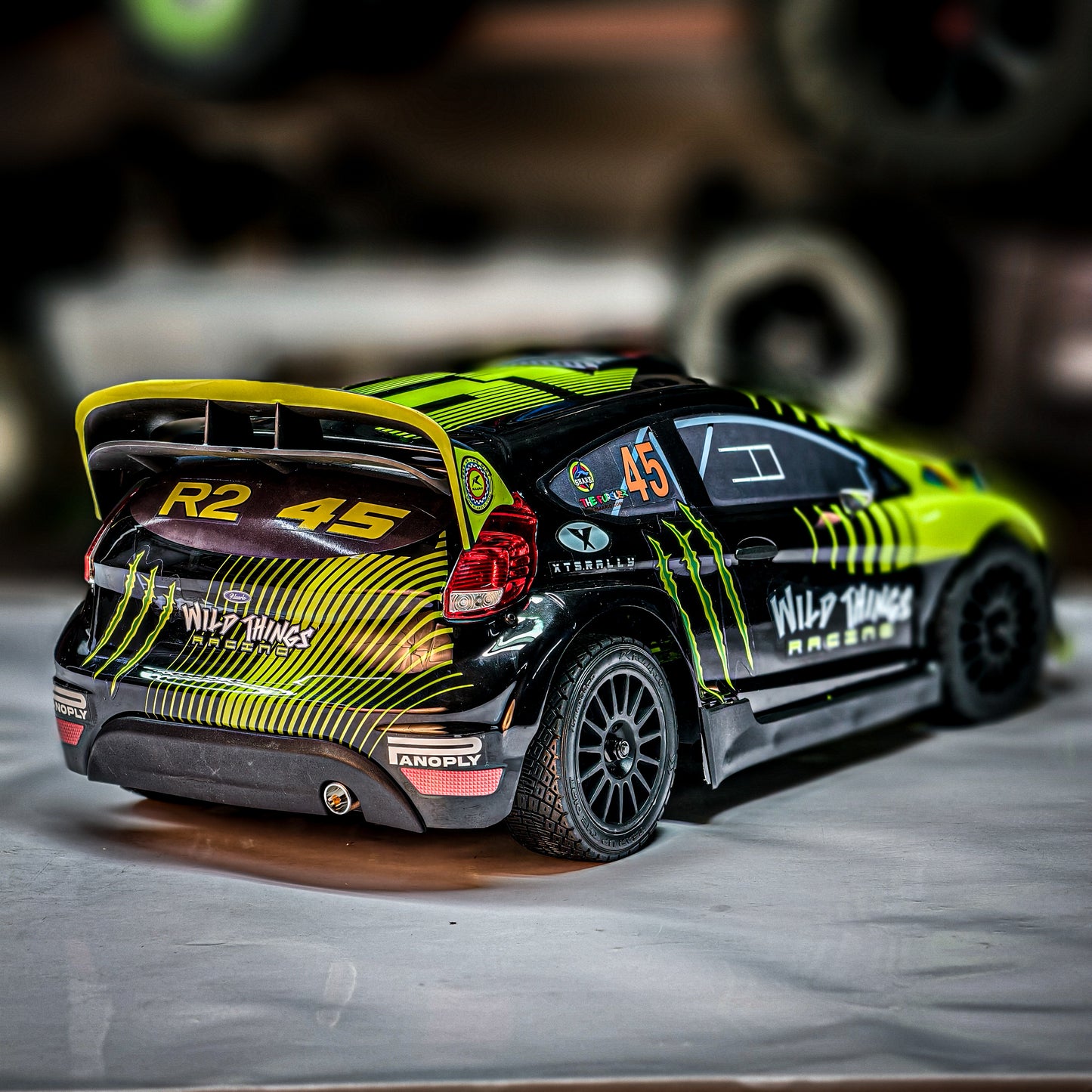 Rlaarlo XTS-F10 1/10 Carbon Fiber Brushless RTR 4WD RC Rally Car