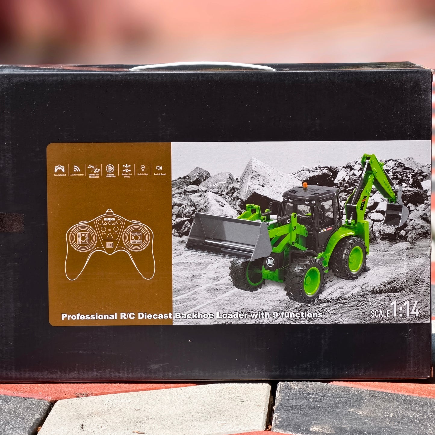 Huina 1579 Rc Backhoe loader (JCB)