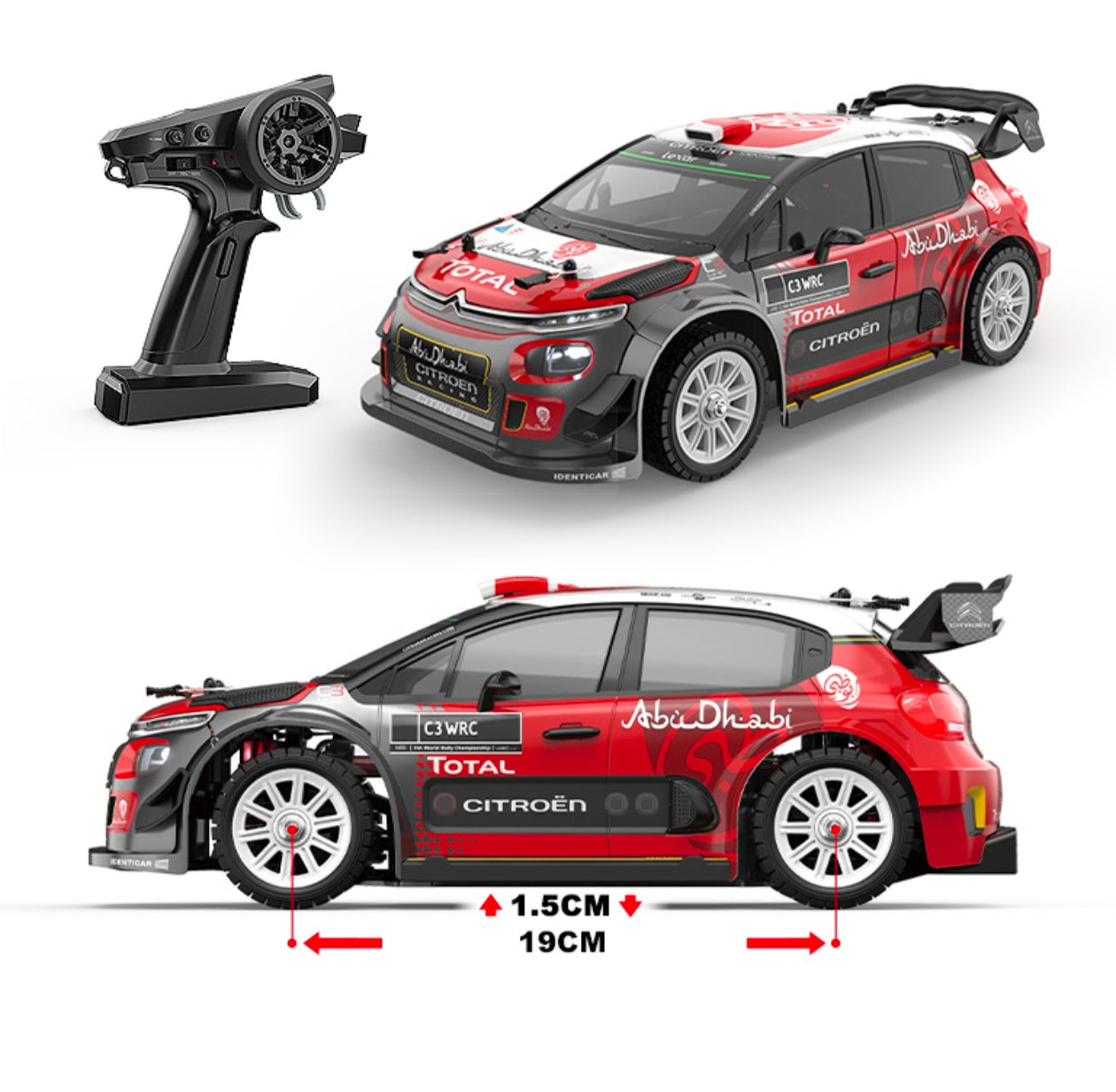MJX Hyper Go 14303 Citroën C3 WRC – 1:14 Scale 4WD Brushless Rally/Drift RC Car