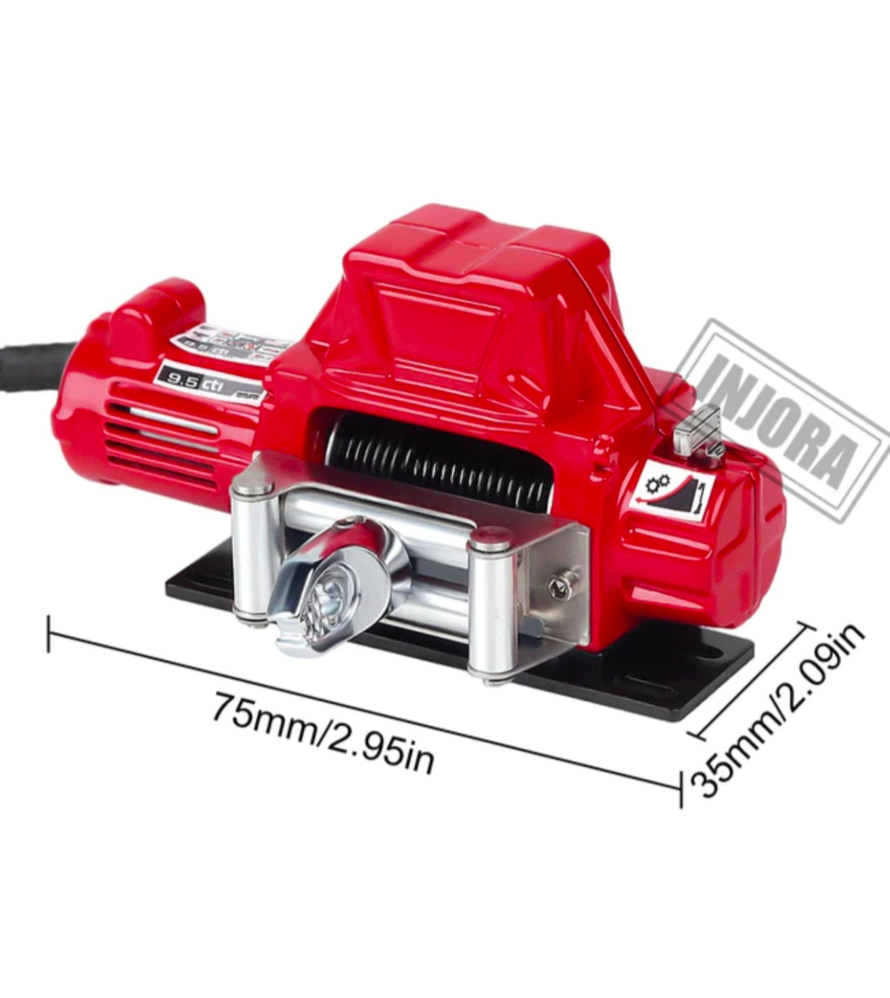 Injora Metal Automatic Winch w/ Wireless Remote Controller 1/10 RC Crawler India