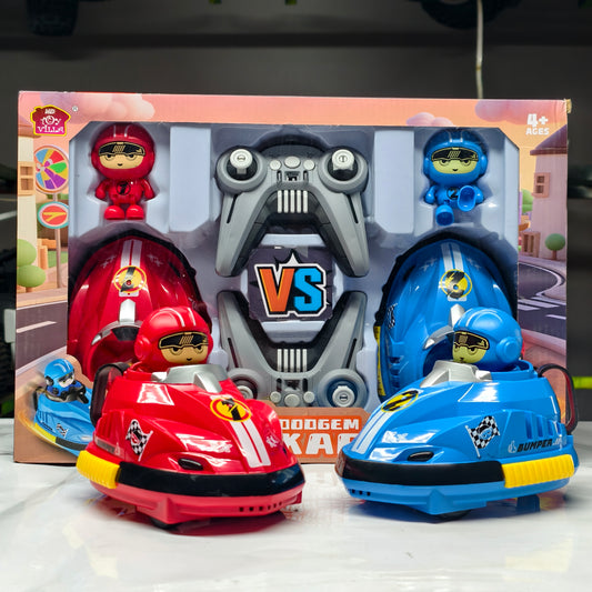 GO Dodgem Kart – Dual Battle Bumper Car Toy Set (Ages 4+) | Fun VS Racing Game for Kids